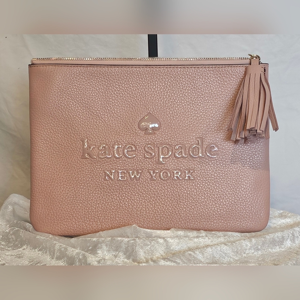 *NWT* Kate Spade Logo Leather Pouch